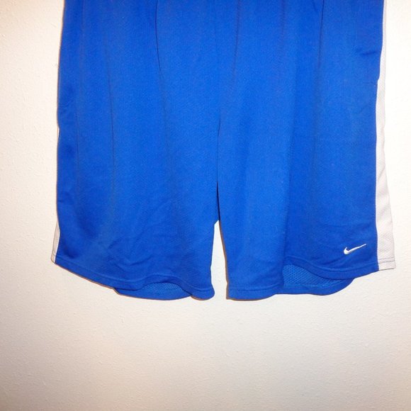 Nike Men's Blue and White Team Fit Dry Shorts Size 3XL - Picture 3 of 10